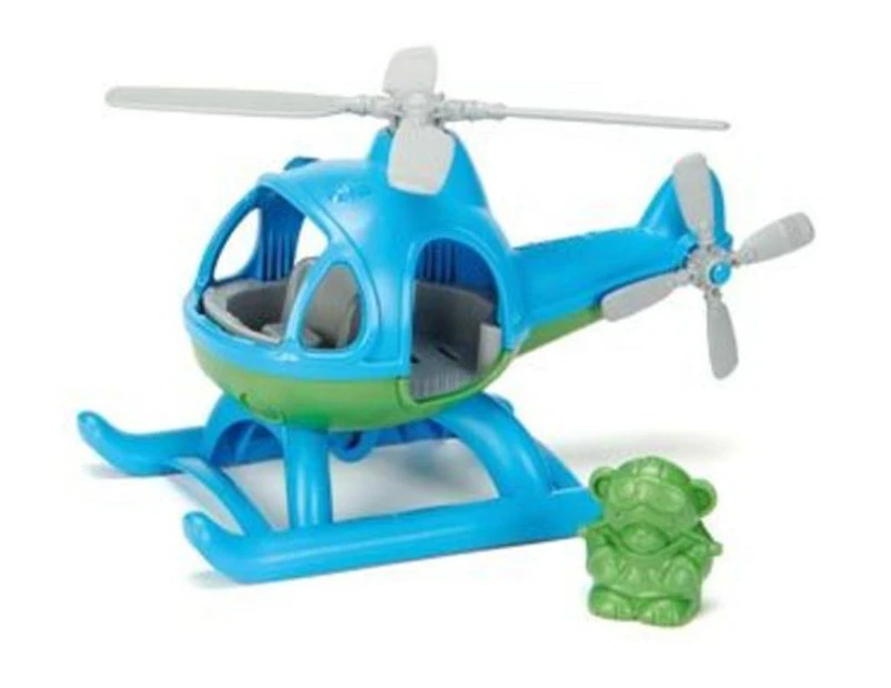 Green Toys Helicopter Chopper Blue Kids/Childrens Toy Vehicle Playset 2+