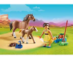 Playmobil Pru with Horse and Foal 70122