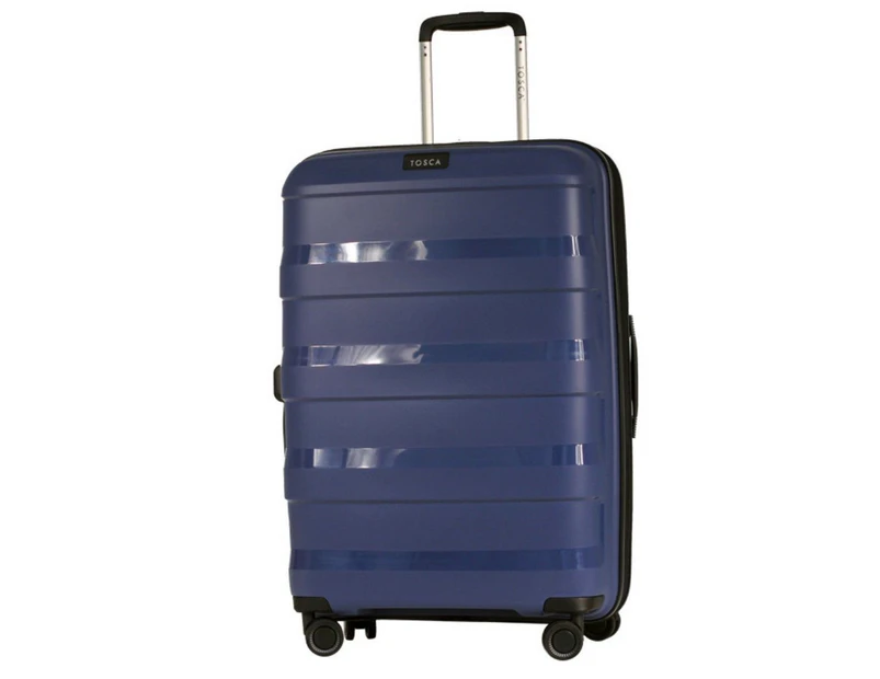 Tosca Comet Medium 65cm Hardsided Expander Suitcase Luggage - Stormy Blue