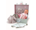 Petitcollin Doll My Little Baby in Suitcase