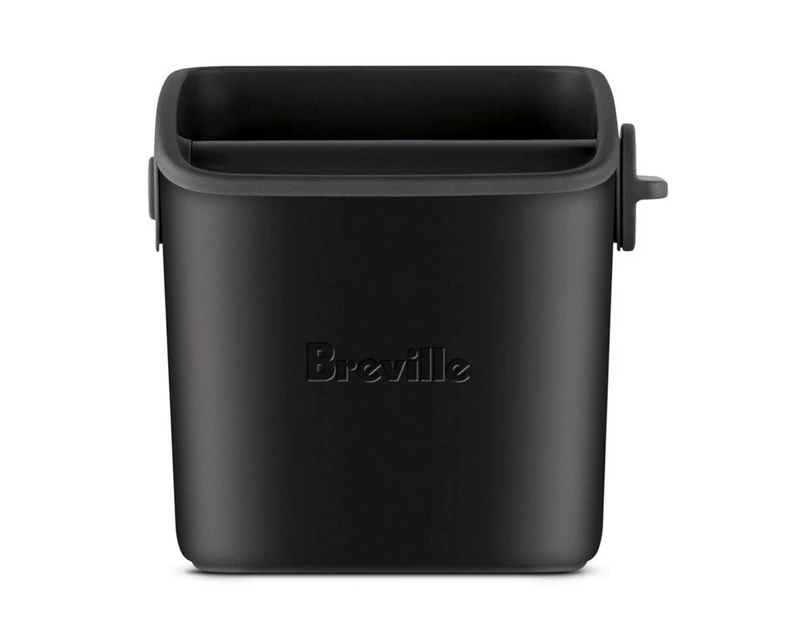 Breville The Knock Box Mini Container Tamper Bin for Coffee Grind Black Truffle