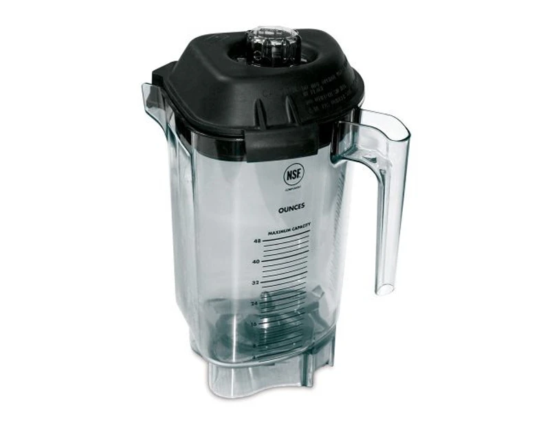 Vitamix Advance container orange 1.4Lt, with blade and one-piece lid - Silver
