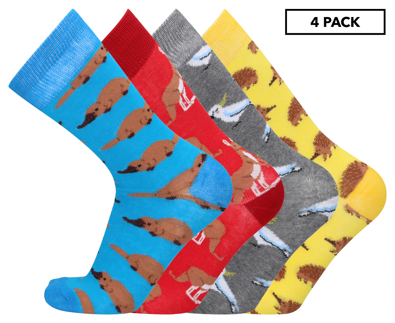 Sock Exchange Printed Standard Socks 4-Pack - Multi