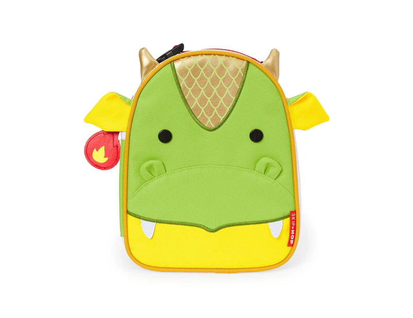 Skip Hop Zoo Lunchies Insulated Lunch Bag Dillon Dragon