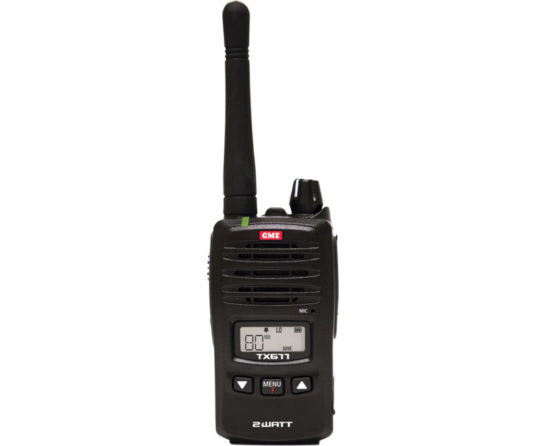 GME TX677 2 Watt UHF CB Handheld Radio