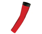 Spiro Adults Unisex Compression Arm Guards (Red/Black) - RW5296