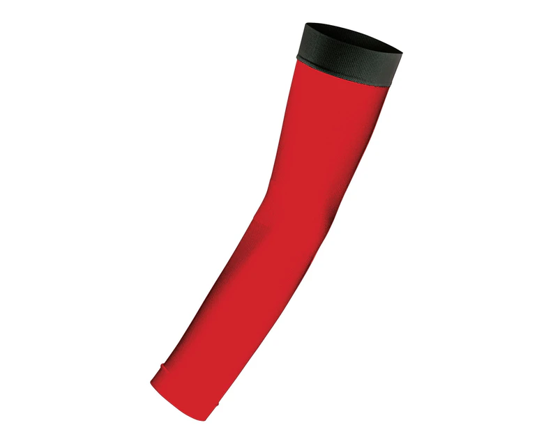 Spiro Adults Unisex Compression Arm Guards (Red/Black) - RW5296