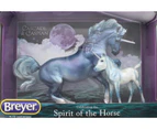 Breyer Horses Cascade & Caspian Unicorn Mare and Foal 1:9 Traditional Scale