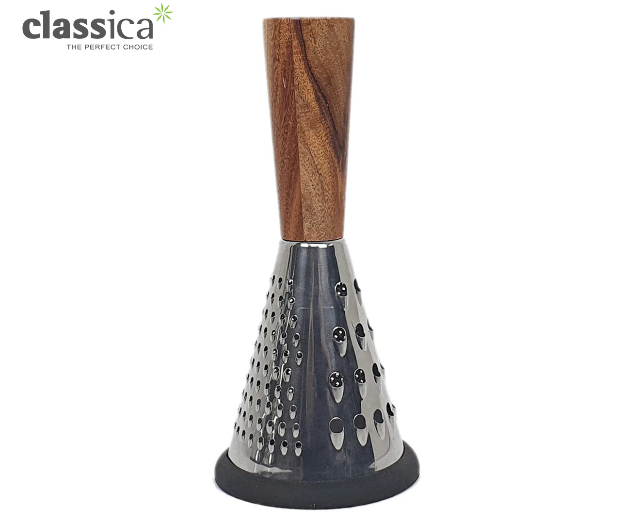 Classica 20cm Cerve Acacia and Stainless Steel Grater