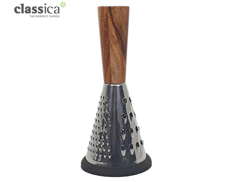 Classica 20cm Cerve Acacia and Stainless Steel Grater