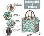 LOKASS Lunch Bag Insulated Lunch Box Wide-Open Lunch Tote Bag-Green 5