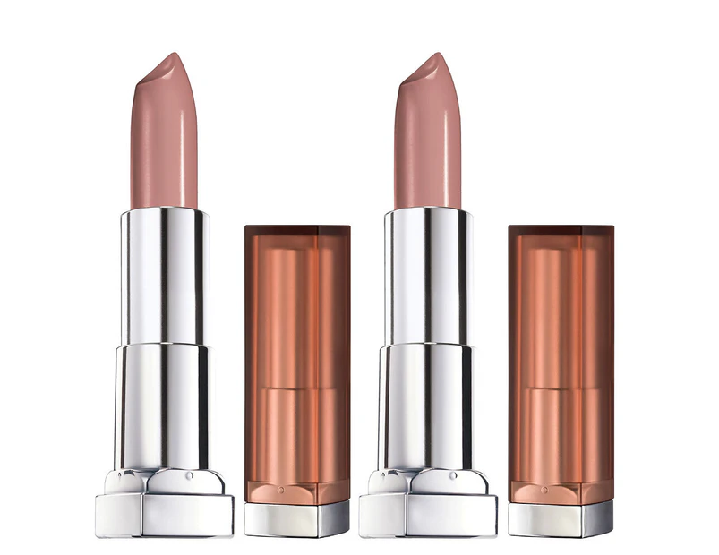 2x Maybelline Colour Sensational Women Matte Cream Nudes Lipstick 545 Beige Babe