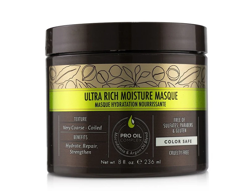 Macadamia Natural Oil Professional Ultra Rich Moisture Masque 236ml/8oz