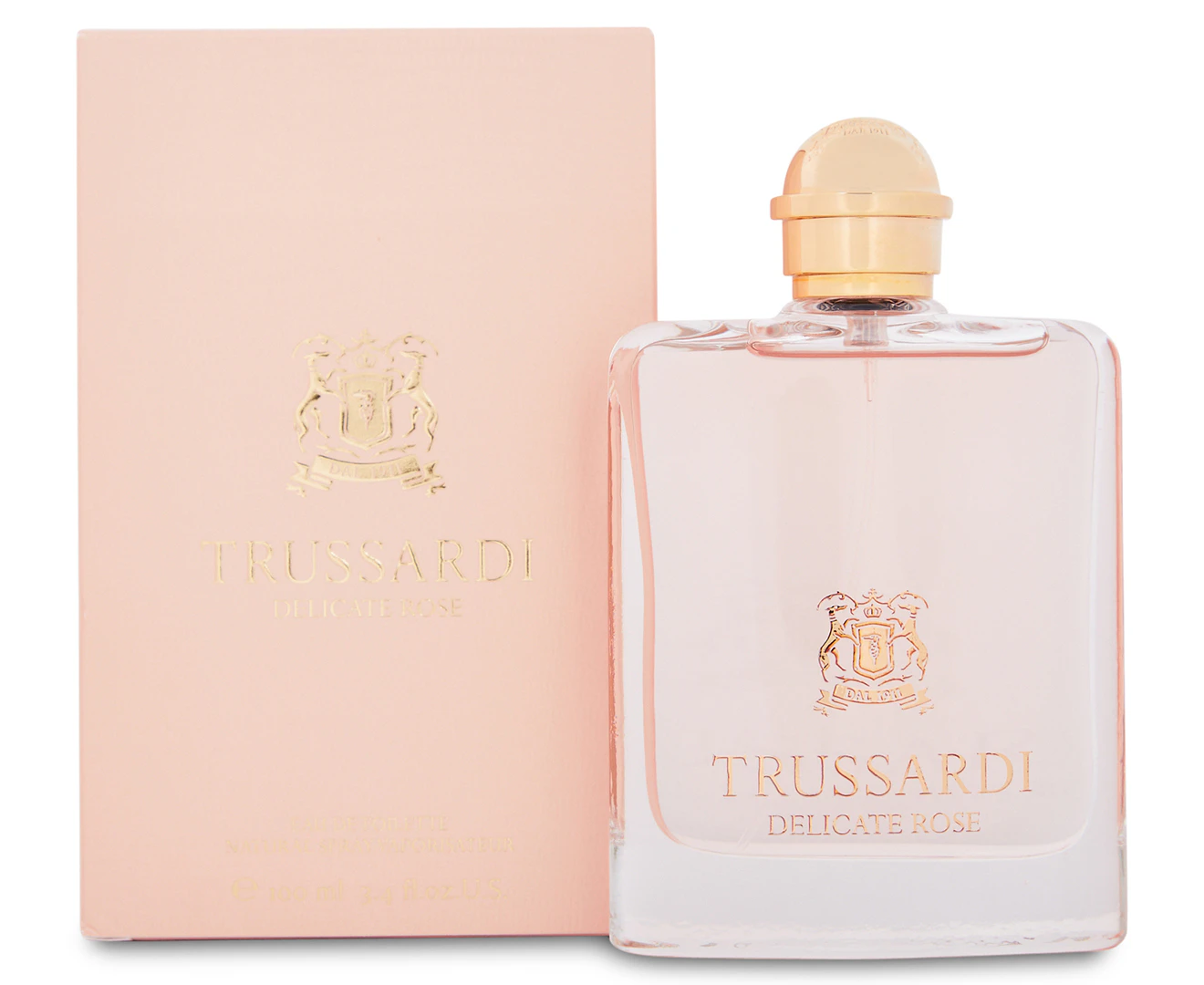 Trussardi Delicate Rose 100ml Eau de Toilette Women Fragrances EDT Spray for Her