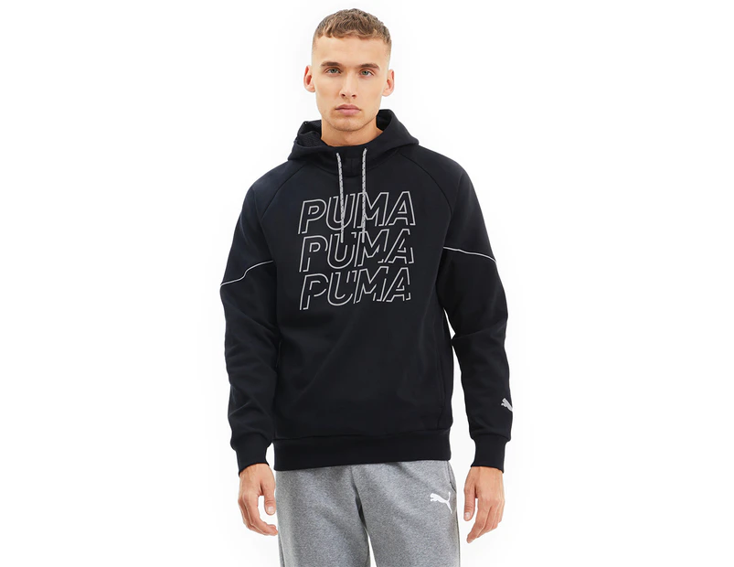 Puma Men's Modern Sports Fleece Hoodie - Black