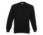 Fruit Of The Loom Unisex Premium 70/30 Set-In Sweatshirt (Black) - RW3159