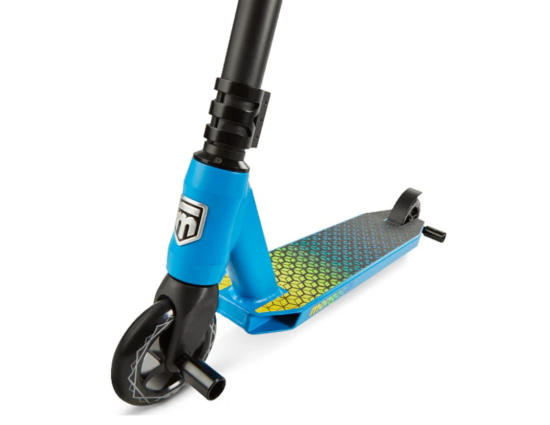 Mongoose Rise 110 Elite Complete Scooter - Blue / Black / Yellow