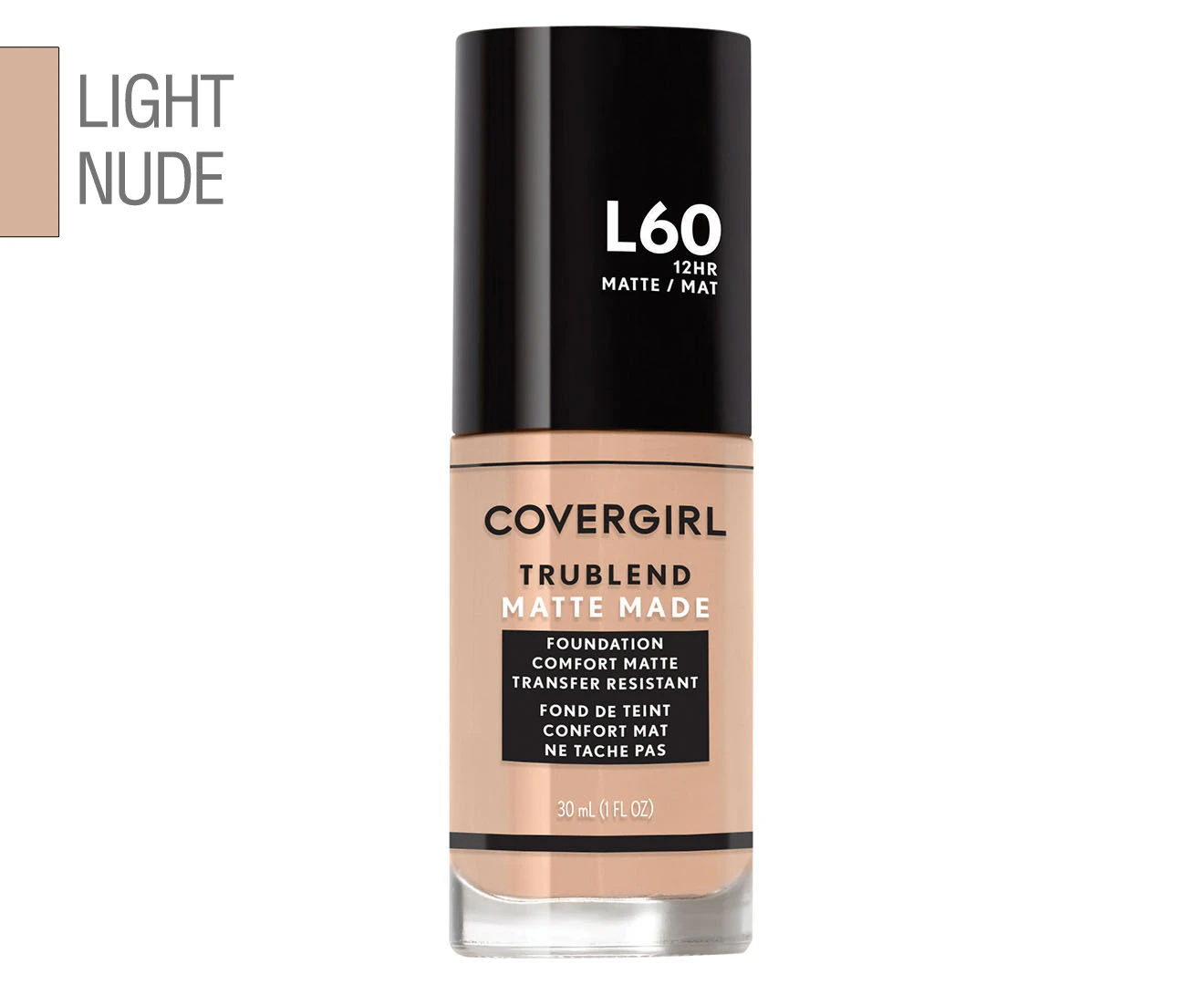 Covergirl TruBlend Matte Made Liquid Foundation 30mL - Light Nude