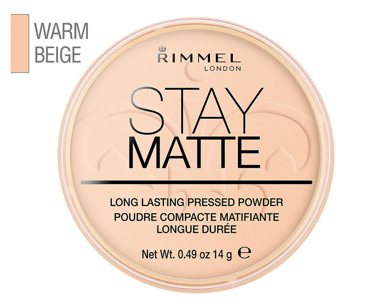 Rimmel Stay Matte Pressed Powder 14g - #006 Warm Beige