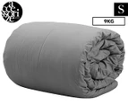 Accessorize Single Bed 9kg Weighted Calming Blanket - Grey