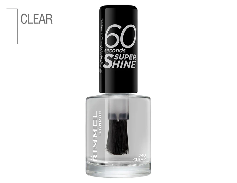 Rimmel 60 Seconds Super Shine Nail Polish 8mL - Clear