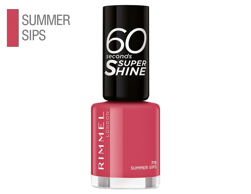 Rimmel 60 Seconds Super Shine Nail Polish 8mL - Summer Sips