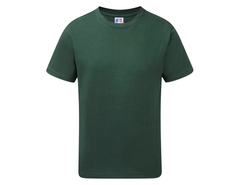 Jerzees Schoolgear Childrens/Kids Slim Fit Cotton T-Shirt (Bottle Green) - RW5429