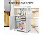 Freestanding Bathroom Cabinet Storage Shelf Organiser Stand Waterproof Cupboard
