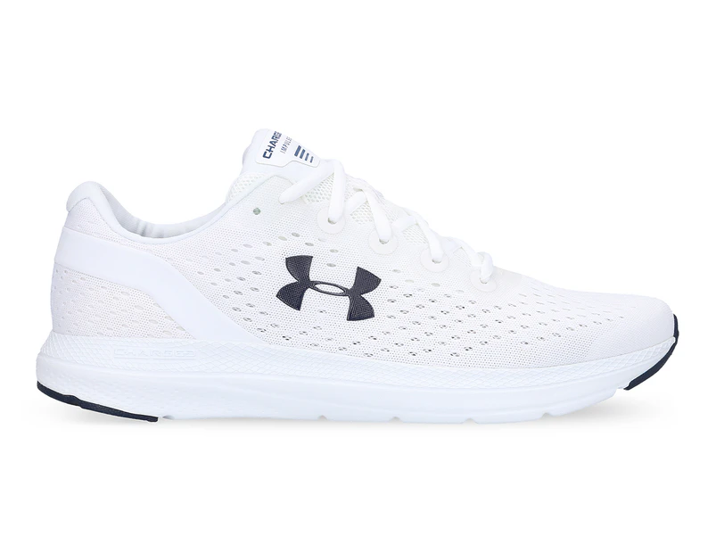 Under Armour Men's UA Charged Impulse Running Shoes - White/Halo Grey/Academy