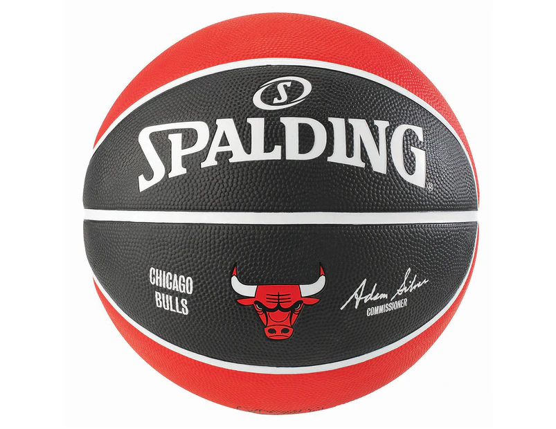 Spalding NBA Team Series Chicago Bulls Size 6 Outdoor Basketball - Multi