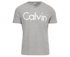 Calvin Klein Jeans Men's High Dynasty Logo Tee / T-Shirt / Tshirt - Light Grey Heather