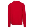Calvin Klein Jeans Men's Monogram Logo Sweater - Racing Red