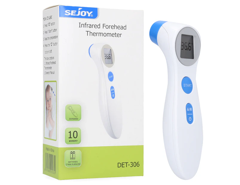 Sejoy Non-Contact Touchless Infrared Forehead Fever Thermometer for Adults, Kids, Babies