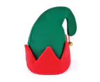 Bristol Novelty Unisex Adults Jingle Bell Christmas Elf Hat (Green/Red) - BN2853