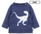 Fox & Finch Baby Boys' Jurassic X-Ray Tee / T-Shirt / Tshirt - Navy Marle