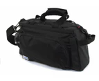 Azur Expandable Rack Top Bag Black
