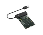 Simplecom Sa225 2 In 1 Combo Adapter Usb 3.0 To Msata + M.2 (ngff B Key)