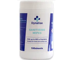 100 Sheets Dynatise Hand Sanitiser And Surface Wipes Tub