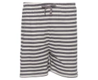 Gem Look Youth Boys' Stripe PJ Set - Grey/Aqua