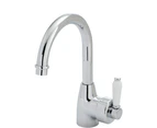 ELEANOR Gooseneck Basin Mixer, Chrome / Ceramic