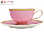 Maxwell & Williams 200mL Teas & C's Kasbah Footed Cup & Saucer - Pink