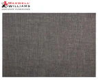 Set of 12 Maxwell & Williams 43x30cm Linen Look Placemats - Walnut