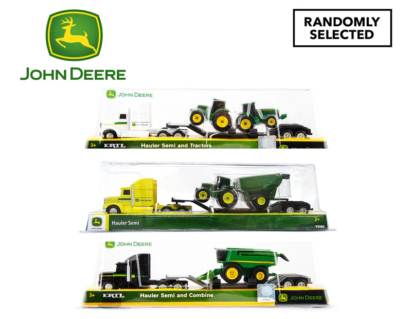 John Deere 1:64 Hauler Semi & Tractor Model - Randomly Selected