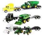 John Deere 1:64 Hauler Semi & Tractor Model - Randomly Selected