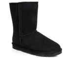OZWEAR Connection Men's New Generation Ugg Classic 3/4 Short Boots - Black