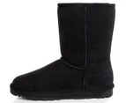 OZWEAR Connection Men's New Generation Ugg Classic 3/4 Short Boots - Black