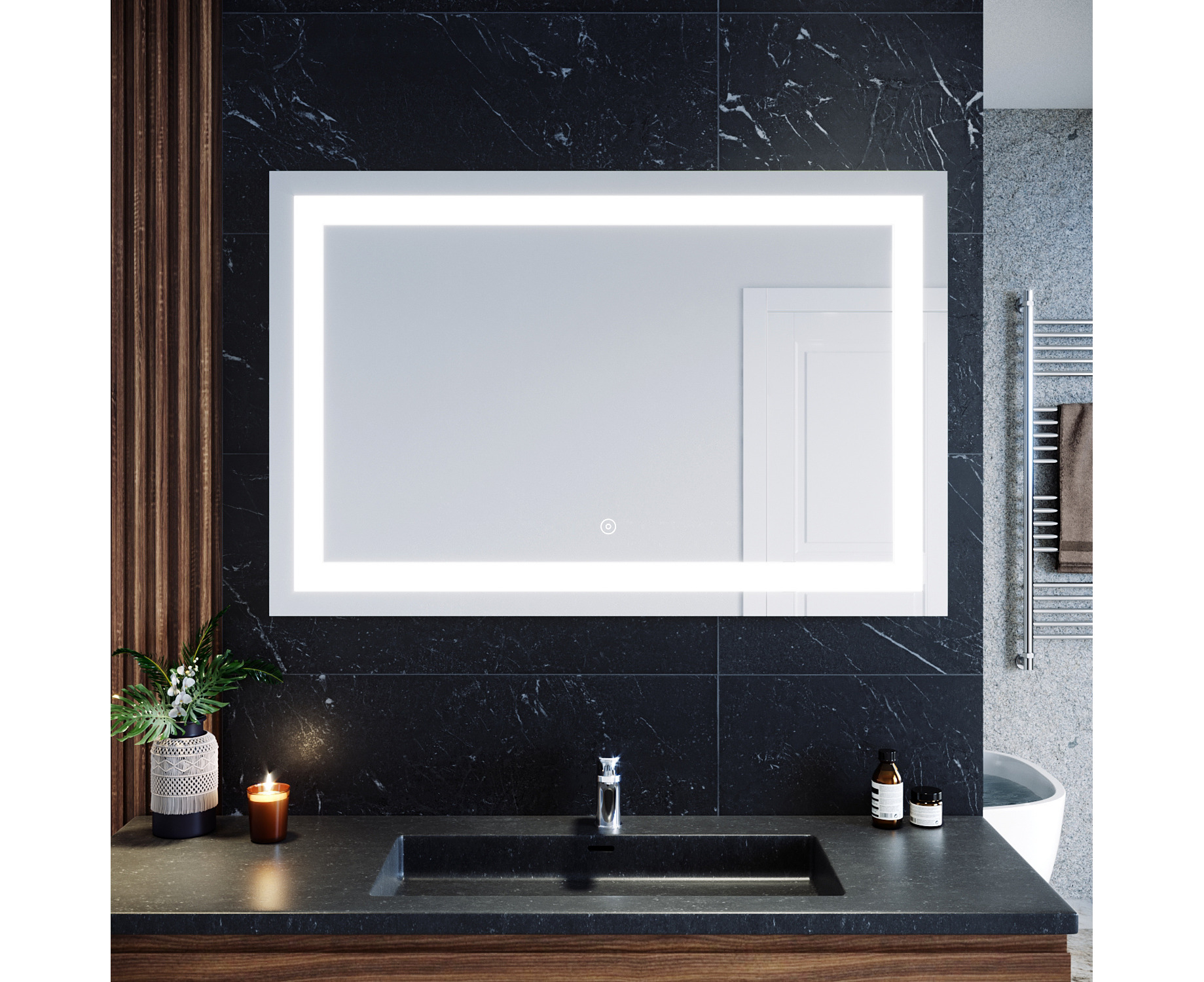 bathroom vanity mirror led