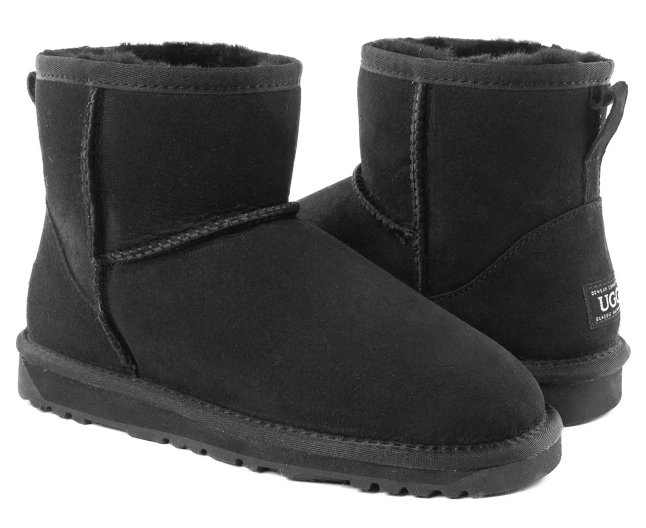 OZWEAR Connection Women's New Generation Ugg Classic Mini Boots - Black