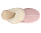 Australian Shepherd Women's Muffin Slippers - Pink