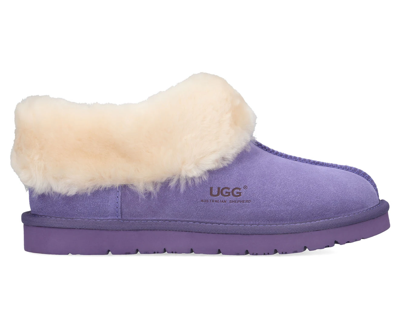 Australian Shepherd Women's Homey Slippers - Lilac